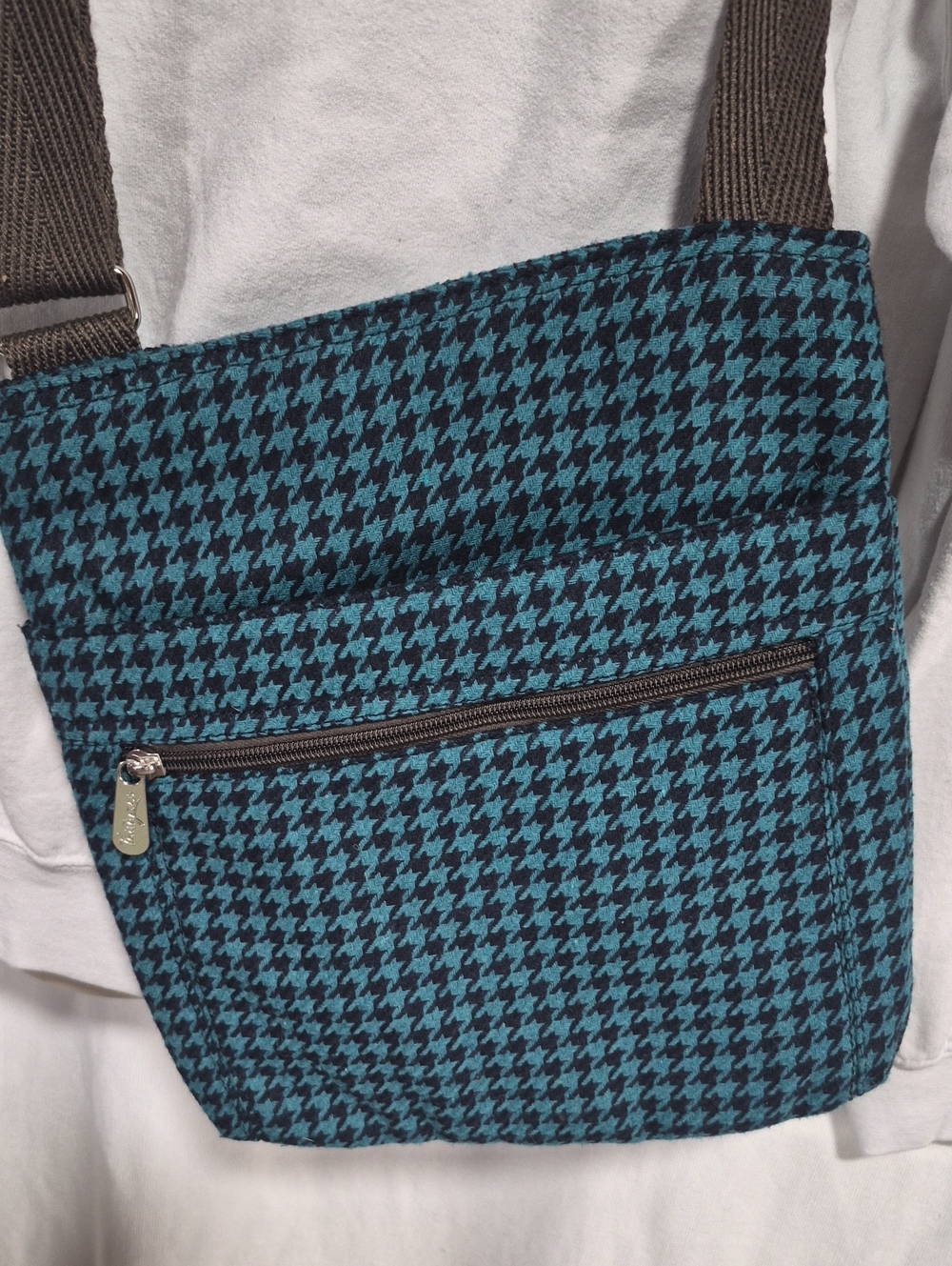 Houndstooth Crossbody
